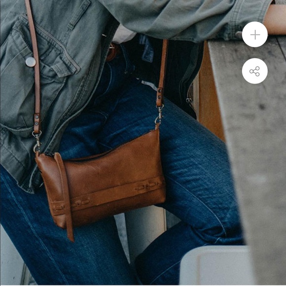 Embrazio Leather Crossbody Bag - Picture 1 of 6